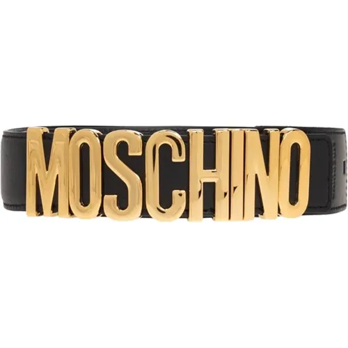 Ledergürtel , Herren, Größe: L - Moschino - Modalova