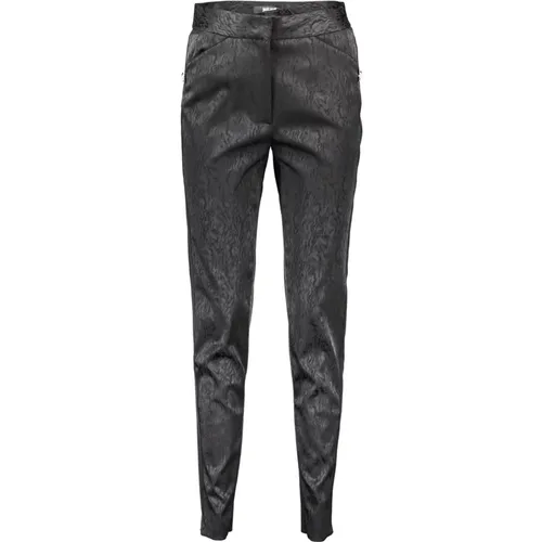 Schwarze Damen Hose mit Logo , Damen, Größe: 2XS - Just Cavalli - Modalova