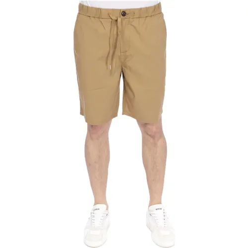 Men`s Bermuda Shorts - Coulisse Solid , male, Sizes: L - Sun68 - Modalova