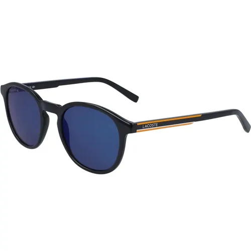 Dunkelblau/Blau Sonnenbrille , unisex, Größe: 50 MM - Lacoste - Modalova