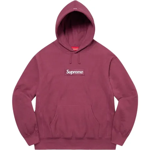 Limited Edition Box Logo Hoodie Plum , male, Sizes: 2XL, L, M, XL, S - Supreme - Modalova