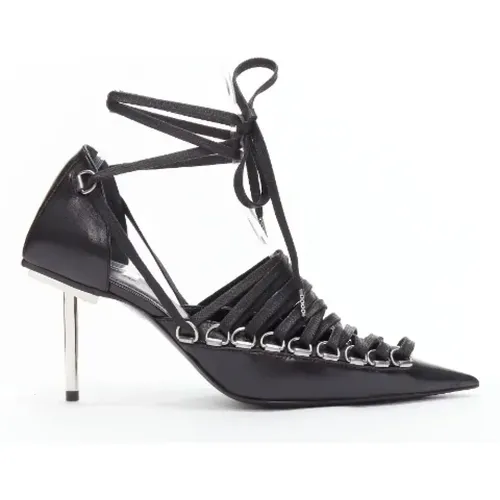 Pre-owned Leather heels , female, Sizes: 3 UK - Balenciaga Vintage - Modalova