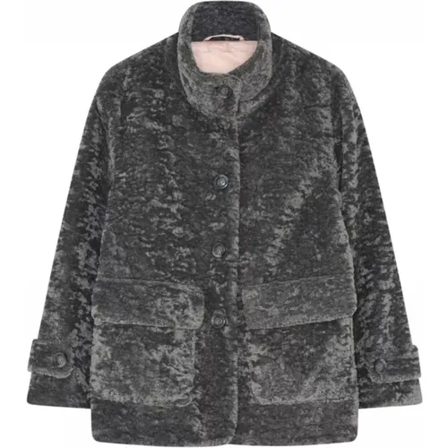 Faux Fur Coat Jacket Elegant Style , female, Sizes: XS, S, L - Gustav - Modalova