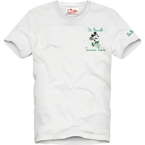 T-shirts and Polos , male, Sizes: M, XL - MC2 Saint Barth - Modalova
