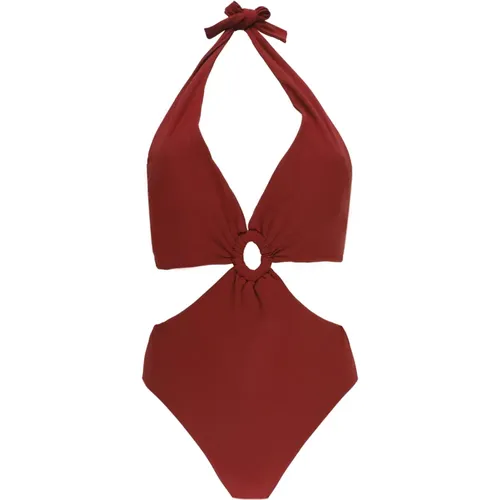 Bordeaux Sea Clothing Swimsuit , female, Sizes: XS, M - Fisico - Modalova