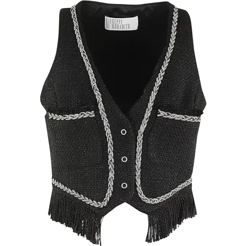 Stylish Gilet for Men , female, Sizes: S - Giuseppe Di Morabito - Modalova