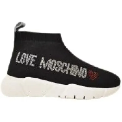 Gym Shoes , female, Sizes: 6 UK - Moschino - Modalova