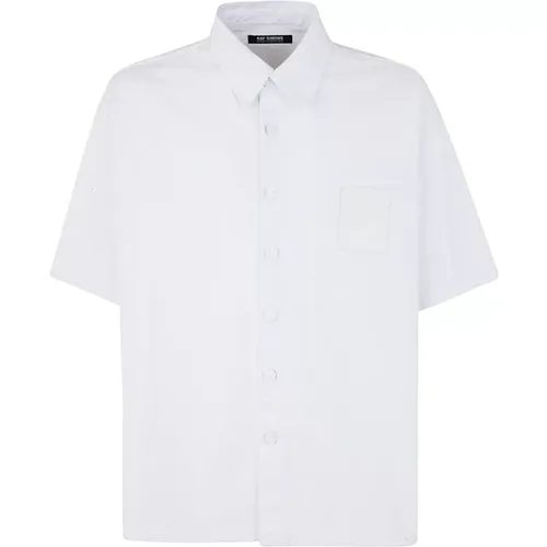 Oversized Short Sleeved DIM Shirt , male, Sizes: M, L, S - Raf Simons - Modalova