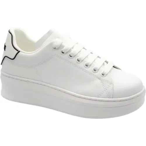 Weiße PU-Sneaker Gacaw00013 , Damen, Größe: 39 EU - Gaëlle Paris - Modalova