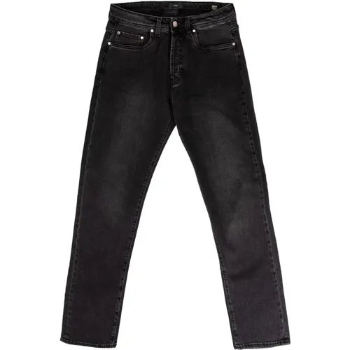 Herren Regular Stretch Jeans Schwarz , Herren, Größe: L - Liu Jo - Modalova