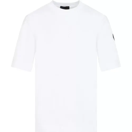 Cotton T-Shirt Crew Neck , female, Sizes: XS - Moncler - Modalova