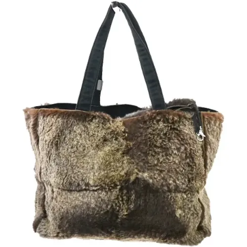 Pre-owned Faux Fur shoulder-bags , female, Sizes: ONE SIZE - Chanel Vintage - Modalova