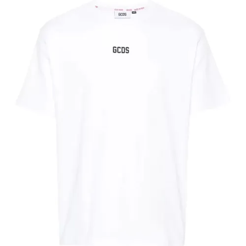 Optisches Weißes Basic Logo Tee , Herren, Größe: XL - GCDS - Modalova