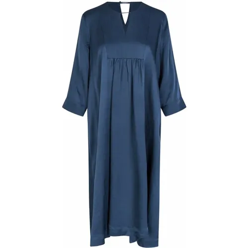 Elegant Moonlit Ocean Dress , female, Sizes: M, S, L, 2XL, XS, XL - Masai - Modalova