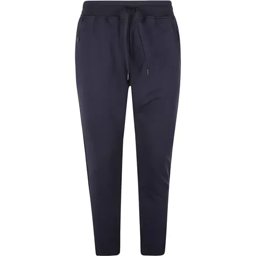 Navy Jersey Trousers Elasticated Waistband , male, Sizes: M, XL - C.P. Company - Modalova