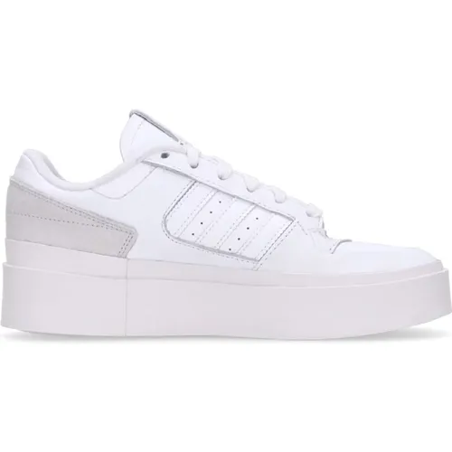 Weiße Low-Top-Sneaker mit Memory-Schaum , Damen, Größe: 36 2/3 EU - Adidas - Modalova