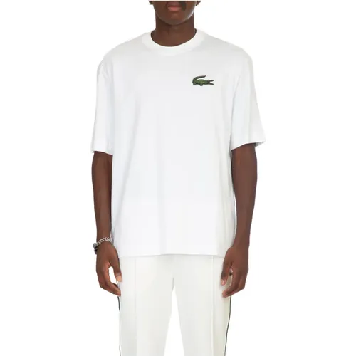 Lockerer Croc Tee , Herren, Größe: M - Lacoste - Modalova