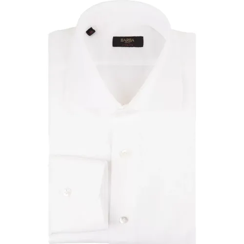 Journey Shirt with Classic Collar , male, Sizes: 2XL, L, 5XL, XL, M, 4XL - Barba - Modalova