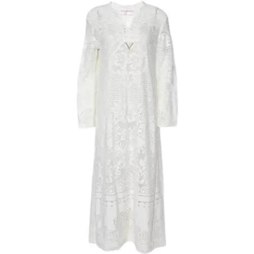 Pre-owned Lace dresses , female, Sizes: M - Valentino Vintage - Modalova