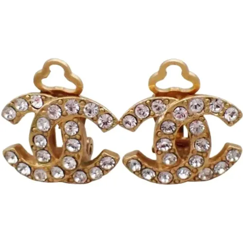 Pre-owned Metal earrings , female, Sizes: ONE SIZE - Chanel Vintage - Modalova