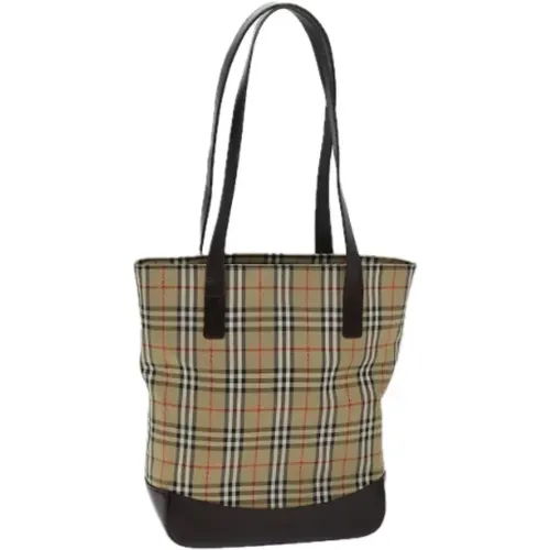 Pre-owned Canvas totes , female, Sizes: ONE SIZE - Burberry Vintage - Modalova