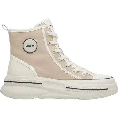 Damen High-Top Sneakers aus weichen Textilien ES 8 Er00114604 , Damen, Größe: 36 EU - Estro - Modalova