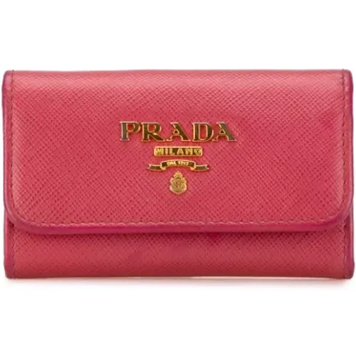 Pre-owned Leather key-holders , female, Sizes: ONE SIZE - Prada Vintage - Modalova