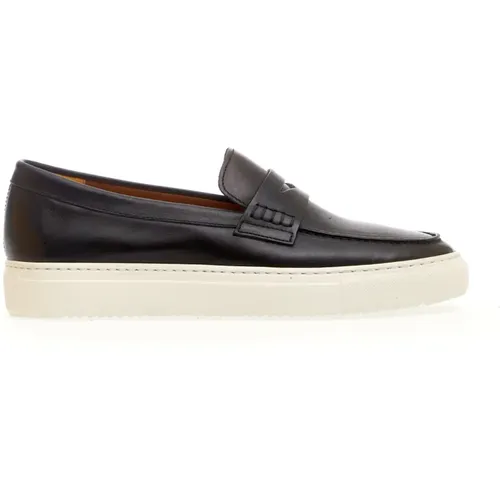 Men's Shoes Loafer Blu Ss24 , male, Sizes: 7 1/2 UK, 8 UK, 7 UK, 5 UK, 6 1/2 UK, 9 UK - Doucal's - Modalova