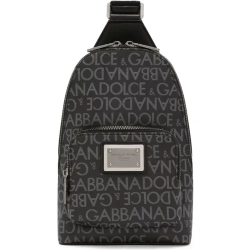 Logo-Platten-Hüfttasche - Dolce & Gabbana - Modalova