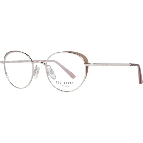 Runde Roségoldene Optische Brillen - Ted Baker - Modalova