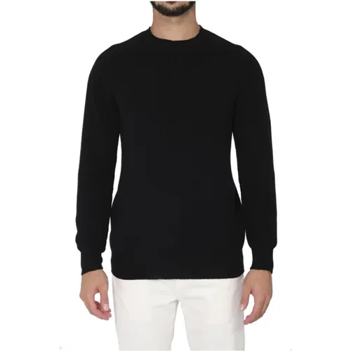 Rain Wool Mens Sweater , male, Sizes: 2XL, M - La Fileria - Modalova