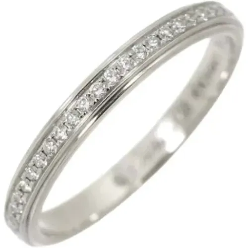 Pre-owned Platinum rings , female, Sizes: ONE SIZE - Cartier Vintage - Modalova