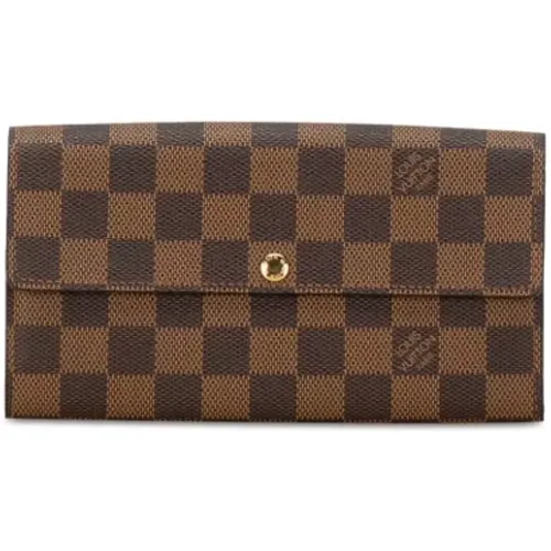 Pre-owned Leather wallets , female, Sizes: ONE SIZE - Louis Vuitton Vintage - Modalova