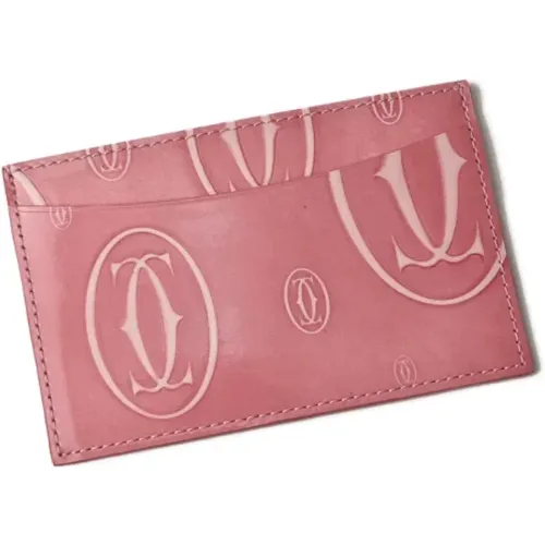 Pre-owned Leather wallets , female, Sizes: ONE SIZE - Cartier Vintage - Modalova