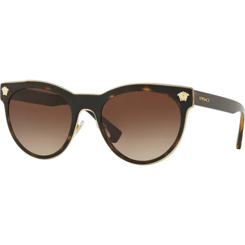 Medusa Charm Sunglasses , female, Sizes: 54 MM - Versace - Modalova