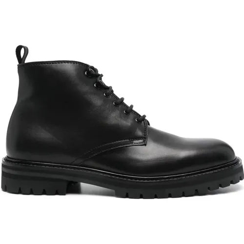 Lace Up Leather Boots , male, Sizes: 10 UK, 11 UK, 7 UK, 9 UK, 8 UK - Officine Creative - Modalova