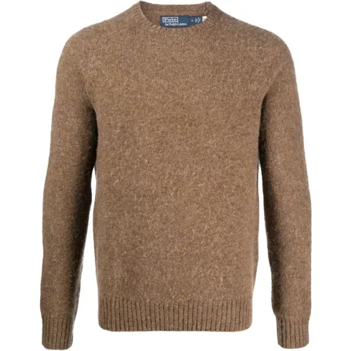 Aviator Wool Sweater , male, Sizes: L, M - Ralph Lauren - Modalova