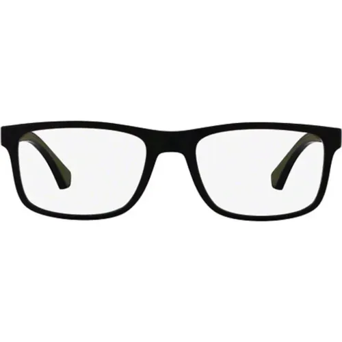 Clairsemé Ea3147 Eyeglasses , male, Sizes: ONE SIZE - Emporio Armani - Modalova