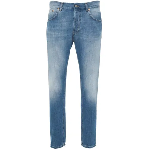 Italienische Jeans mit Gürtelschlaufen - Dondup - Modalova