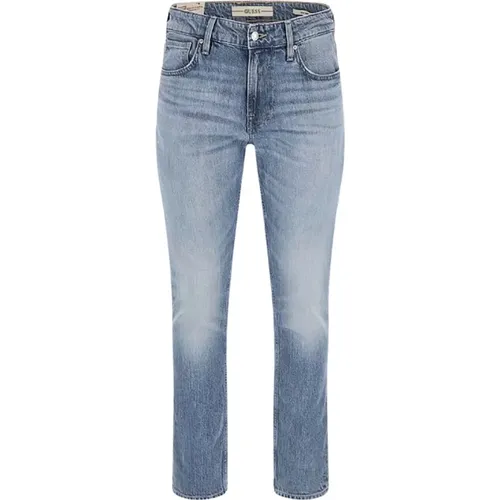 Slim-fit Media Jeans , male, Sizes: W31 L32, W30 L32, W36 L32, W33 L32 - Guess - Modalova