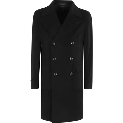 Double-Breasted Coat , male, Sizes: 2XL, M, L, S, XL - Tagliatore - Modalova