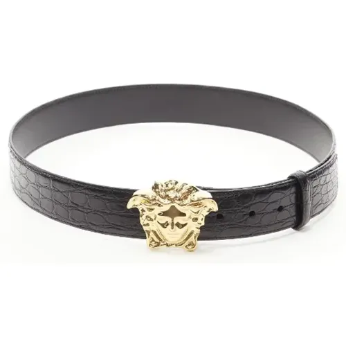 Pre-owned Leather belts , female, Sizes: ONE SIZE - Versace Pre-owned - Modalova