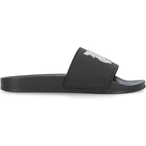 Rubber Slider Sandals , female, Sizes: 9 UK - Palm Angels - Modalova