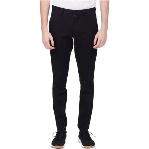 Slim Fit Cotton Trousers , male, Sizes: S, XL, M, L - Hugo Boss - Modalova