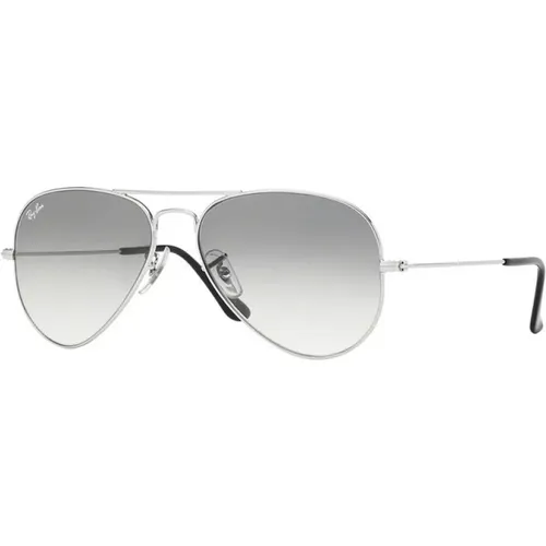 Aviator Sunglasses Silver Frame , female, Sizes: 58 MM - Ray-Ban - Modalova