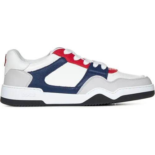 Men's Shoes Sneakers White Ss24 , male, Sizes: 8 UK, 9 UK, 10 UK, 7 UK - Dsquared2 - Modalova