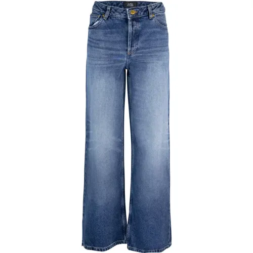 S Style Wide Leg Cotton Jeans , female, Sizes: W25, W29, W27, W30, W26, W28 - A.p.c. - Modalova