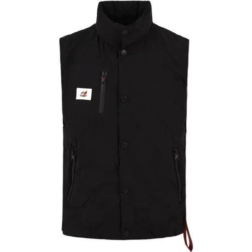 Schwarze Yakutsk Gilet Jacke , Herren, Größe: M - Afterlabel - Modalova