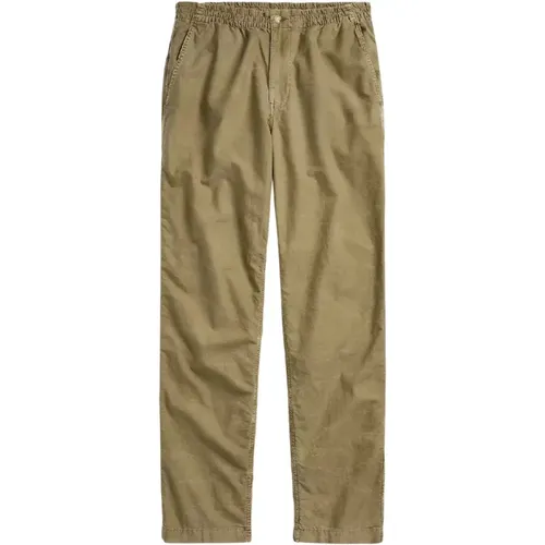 Olive Hose Oxford Classic Fit , Herren, Größe: S - Ralph Lauren - Modalova