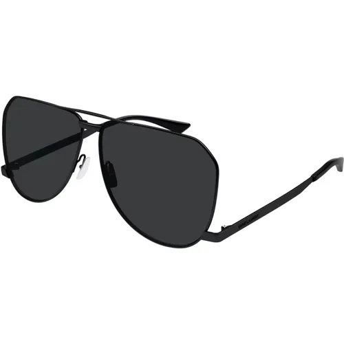 Schwarze Dust Sonnenbrille,Silber Staub Sonnenbrille - Saint Laurent - Modalova